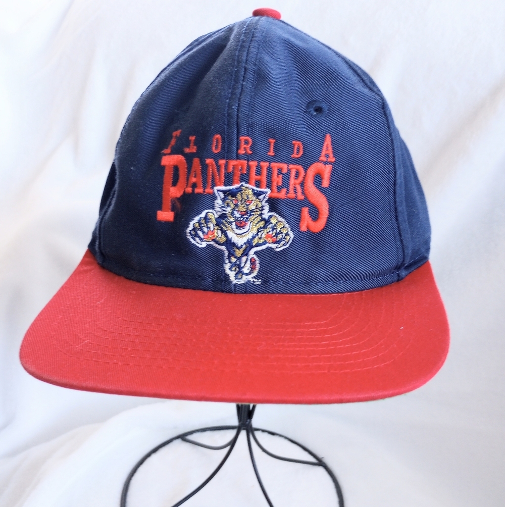 NHL Florida Panthers Iconic 90s  Embroidered Throwback Hat Vintage Snapback Cap